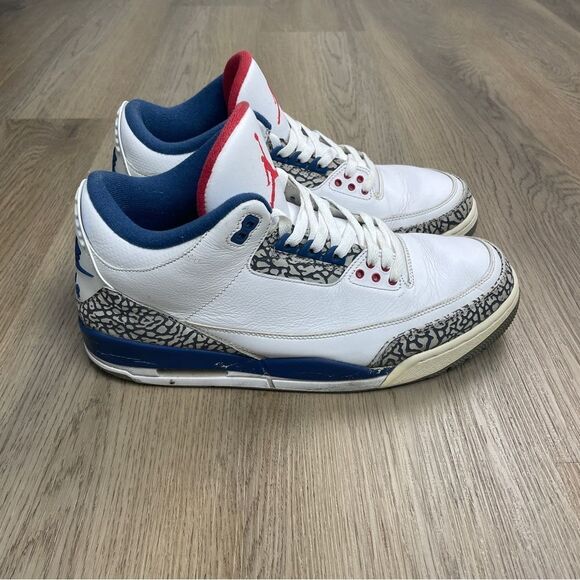 Jordan 3 OG True Blue 2016 men’s size 11.5 white basketball swoosh - Picture 1 of 12